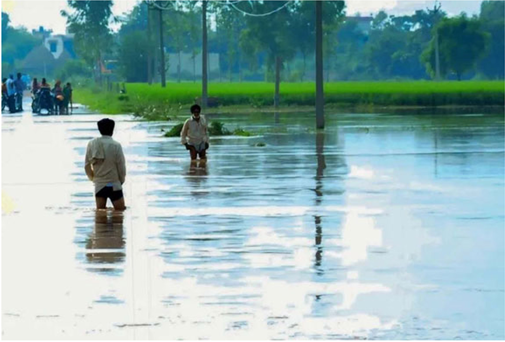 Flood situation in Punjab has not improved, situation worsened due to water coming back to villages Heavy rains and water released from dams have worsened the situation.